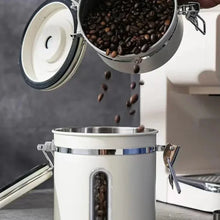 Load image into Gallery viewer, 1200/1500/1800ml Stainless Steel Vacuum Storage Container, Airtight Jar, Coffee Beans, Grains, Tea, Nut, Keep Fresh Hot Sale