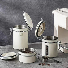 Load image into Gallery viewer, 1200/1500/1800ml Stainless Steel Vacuum Storage Container, Airtight Jar, Coffee Beans, Grains, Tea, Nut, Keep Fresh Hot Sale