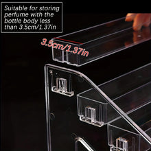 Load image into Gallery viewer, 1pc,Transparent multi-layer perfume storage rack, cosmetics display rack, dressing table sorting rack, nail polish rack