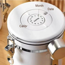 Load image into Gallery viewer, 1200/1500/1800ml Stainless Steel Vacuum Storage Container, Airtight Jar, Coffee Beans, Grains, Tea, Nut, Keep Fresh Hot Sale