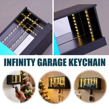 Load image into Gallery viewer, Garage Keychain,Car Luminous Unlimited Garage Key Storage Wall Mount Key Organizer With Infinity LED Hook Creative Home Decor
