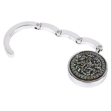 Load image into Gallery viewer, Round Table Vintage Flowers Foldable Purse Bag Hanger Handbag Hook
