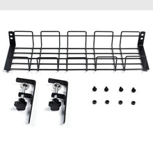 Load image into Gallery viewer, Under Table Storage Rack Metal Cable Management Tray Home Office Desk Wire Organizer No Punching Kitchen Storage Accessories
