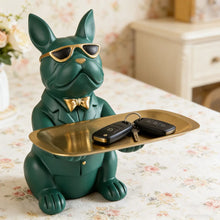 Load image into Gallery viewer, Multi Functional Bulldog Tray Animal Statue Creative Ornament Living Room/Bedroom Home Decoration Gift
