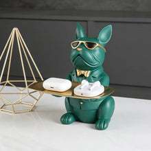 Load image into Gallery viewer, Multi Functional Bulldog Tray Animal Statue Creative Ornament Living Room/Bedroom Home Decoration Gift
