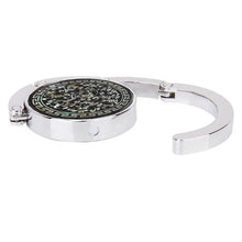 Load image into Gallery viewer, Round Table Vintage Flowers Foldable Purse Bag Hanger Handbag Hook
