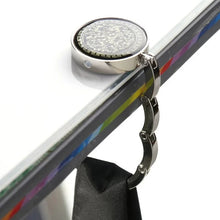 Load image into Gallery viewer, Round Table Vintage Flowers Foldable Purse Bag Hanger Handbag Hook
