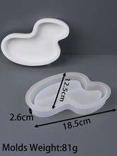 Load image into Gallery viewer, Large Irregular Tray Silicone Mold DIY Creative Wavy Line Cloud Coaster Jewelry Storage Plate Making Mold Plaster Craft Home Dec
