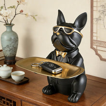 Load image into Gallery viewer, Multi Functional Bulldog Tray Animal Statue Creative Ornament Living Room/Bedroom Home Decoration Gift
