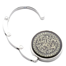 Load image into Gallery viewer, Round Table Vintage Flowers Foldable Purse Bag Hanger Handbag Hook

